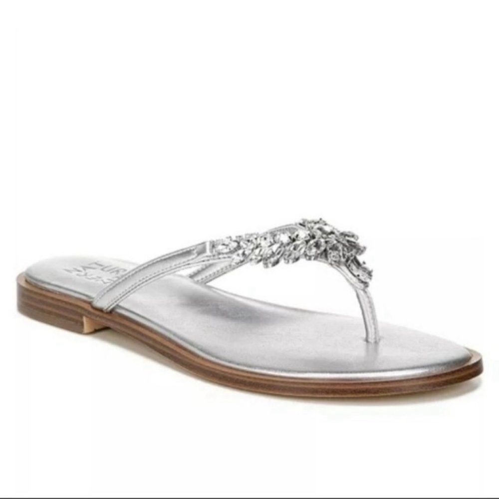 Naturalizer Silver Sandals